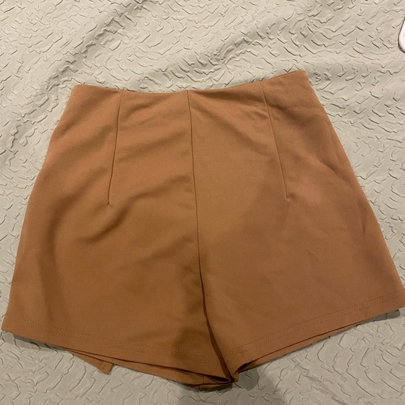 Light brown split skort - Picture 4 of 5